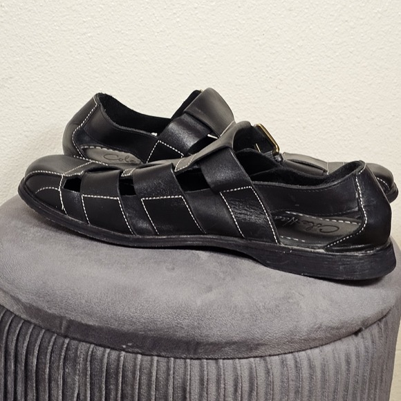 Cole‎ Haan 8.5 Fisherman Sandals Mens Black Leather Comfort Casual Shoes main image 10